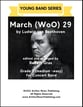 Marsch WoO 29 Concert Band sheet music cover